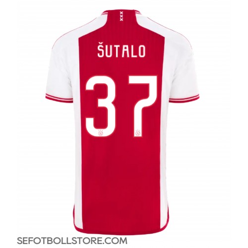 Ajax Josip Sutalo #37 Replika Hemmatröja 2023-24 Kortärmad